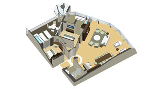 Sample Cabin Image for Category Code RF (Reflection Suite)