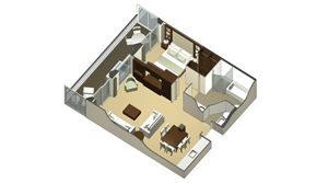 Sample Cabin Image for Category Code RS (Royal Suite)
