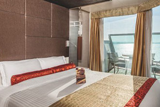 Sample Cabin Image for Category Code SG (Samsara Grand Suite with ocean view balcony)