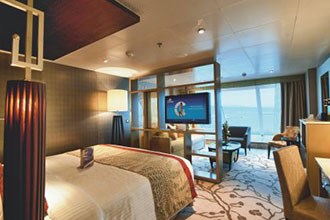 Sample Cabin Image for Category Code SV (Samsara Suite with ocean view Veranda)