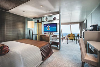 Sample Cabin Image for Category Code VS (Suite with ocean view Veranda)