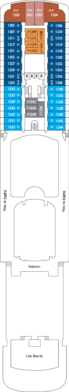 Plan for 12 - Biarritz Deck