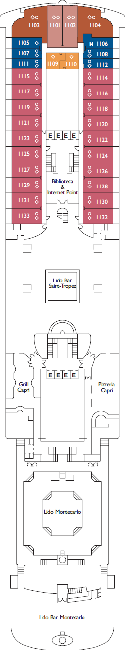 Plan for 11 - Montecarlo Deck