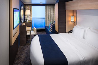 Sample Cabin Image for Category Code 1U (Interior with Virtual Balcony)