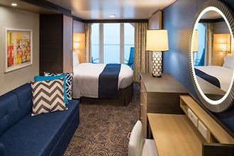 Sample Cabin Image for Category Code 2E (Obstructed Ocean View Balcony)