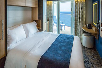 Sample Cabin Image for Category Code 2F (Studio Ocean View Balcony)