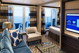 Sample Cabin Image for Category Code GS (Grand Suite - 1 Bedroom)