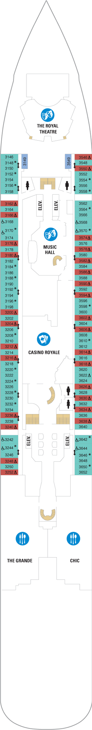 Plan for Deck 3