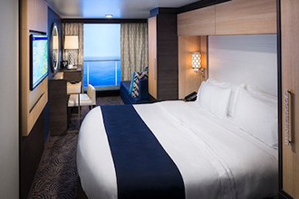 Sample Cabin Image for Category Code 2U (Interior with Virtual Balcony)