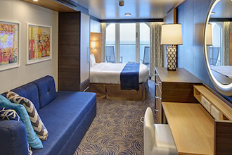 Sample Cabin Image for Category Code 3D (Ocean View Balcony)