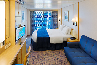 Sample Cabin Image for Category Code 4D (Ocean View Balcony)