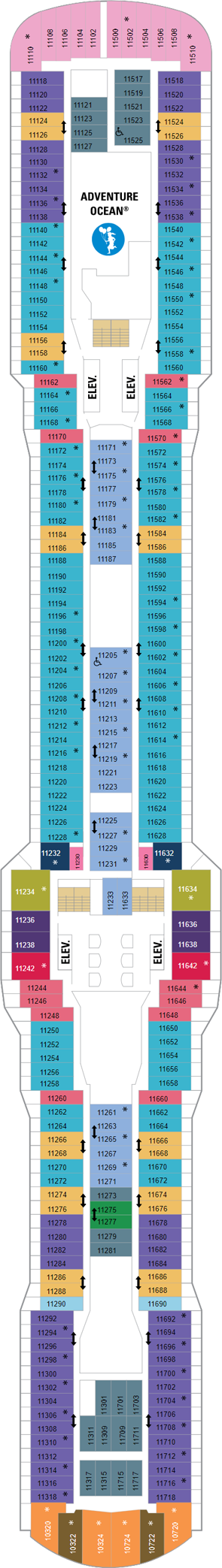 Plan for Deck 11