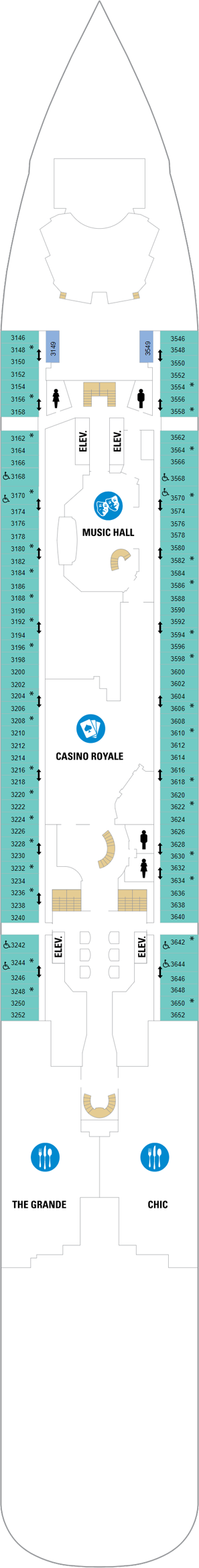 Plan for Deck 3