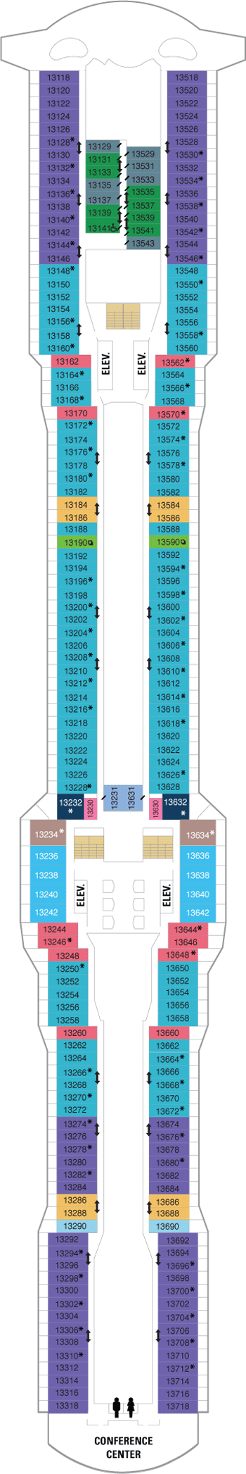 Plan for Deck 13
