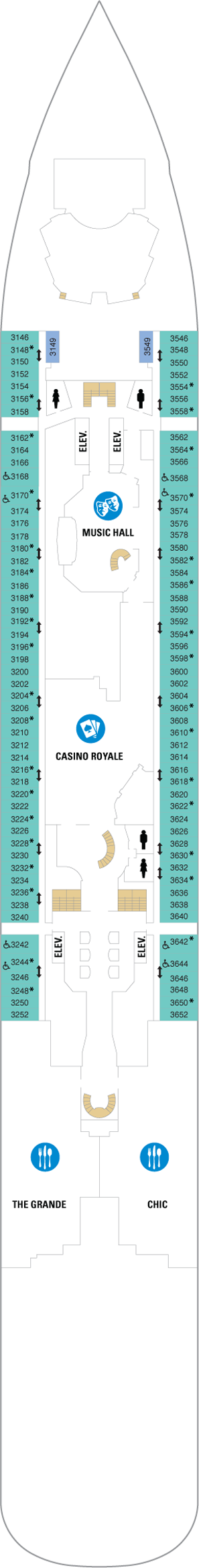 Plan for Deck 3