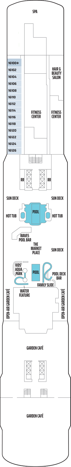 Plan for Deck 16