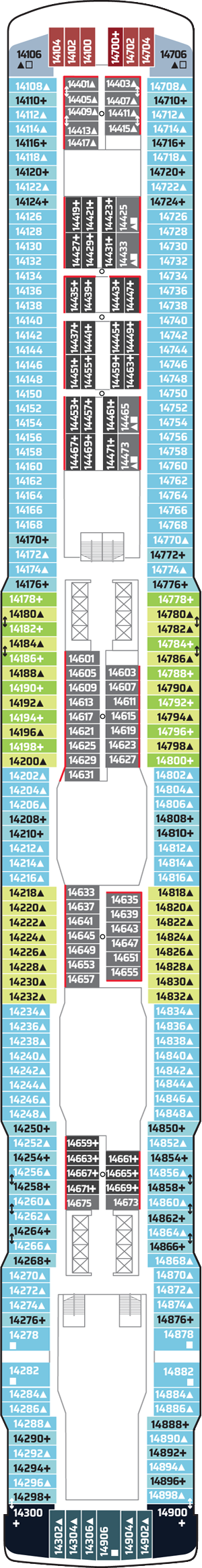 Plan for Deck 14