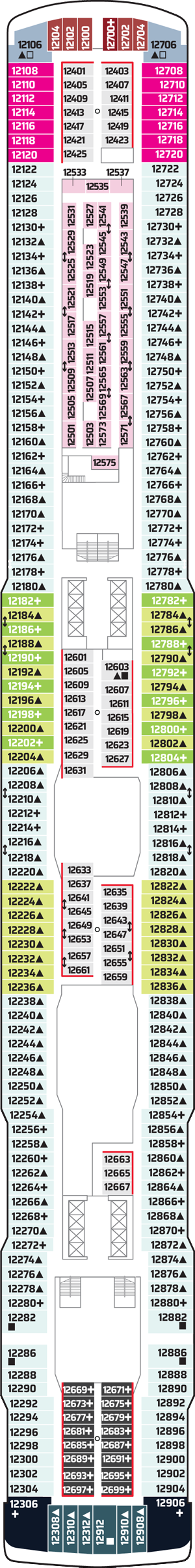 Plan for Deck 12