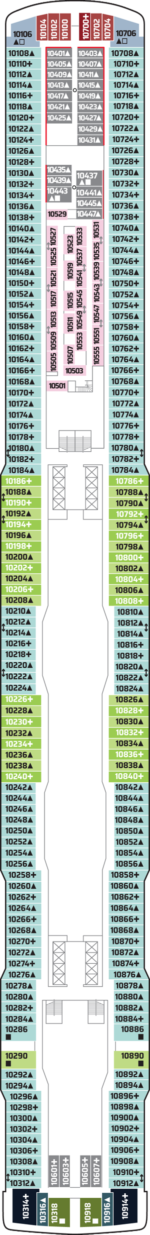 Plan for Deck 10
