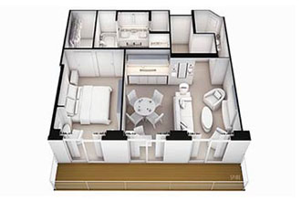 Sample Cabin Image for Category Code ES (Explorer Suite)