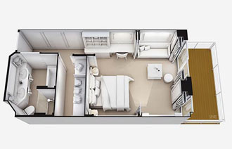 Sample Cabin Image for Category Code F1 (Superior Suite)