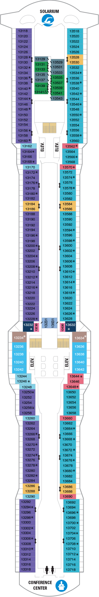 Plan for Deck 13