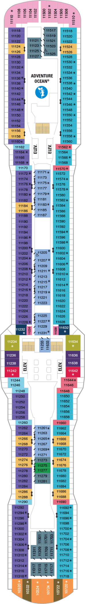 Plan for Deck 11