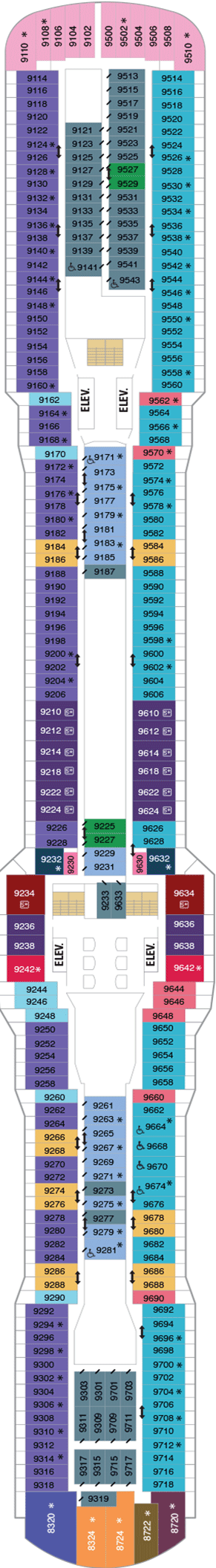 Plan for Deck 9