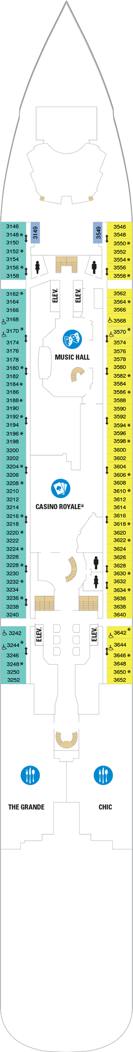 Plan for Deck 3