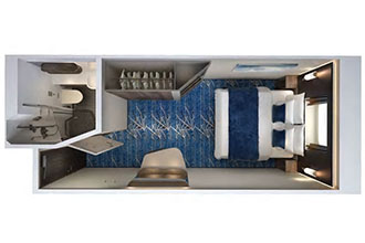 Sample Cabin Image for Category Code OA (Oceanview with Picture Window)