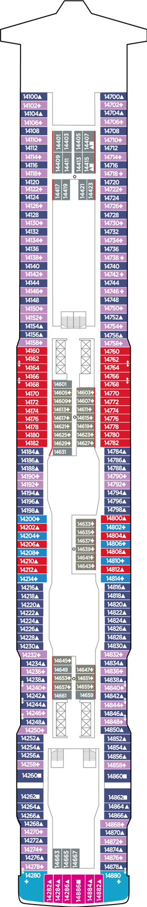 Plan for Deck 14