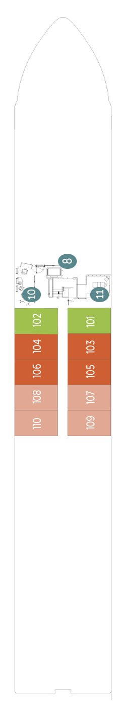 Plan for Riviera Deck