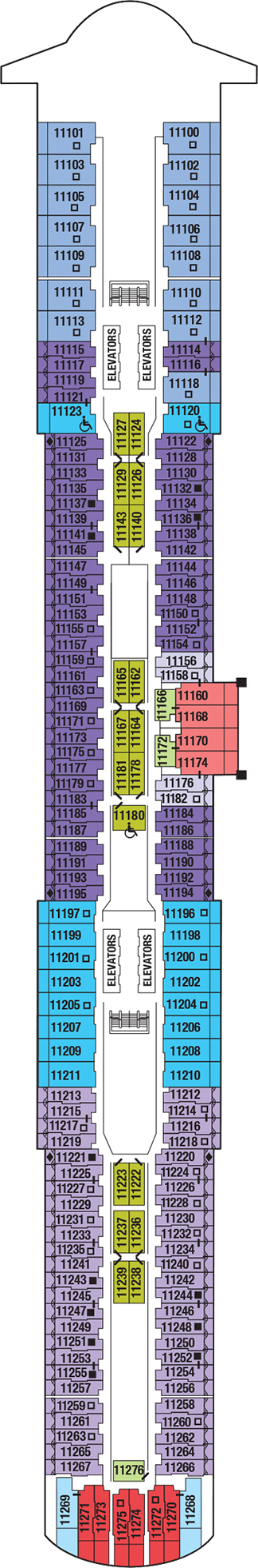 Plan for Deck 11
