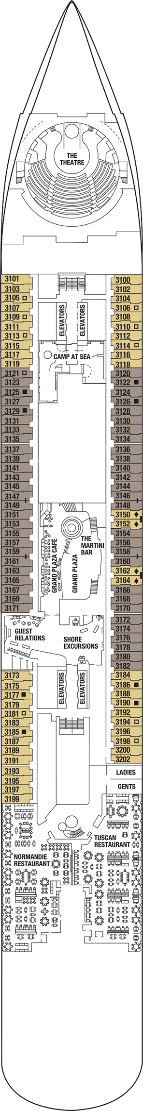Plan for Deck 3