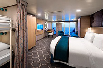 Sample Cabin Image for Category Code 1A (Ultra Spacious Ocean View with Large Balcony)