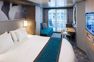 Sample Cabin Image for Category Code 1I (Boardwalk View Balcony)