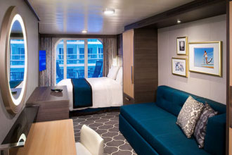 Sample Cabin Image for Category Code 1J (Central Park View Balcony)
