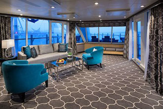 Sample Cabin Image for Category Code A1 (Spacious AquaTheater Suite with Large Balcony - 2)