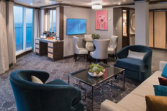 Sample Cabin Image for Category Code A4 (AquaTheater Suite - 1 Bedroom)