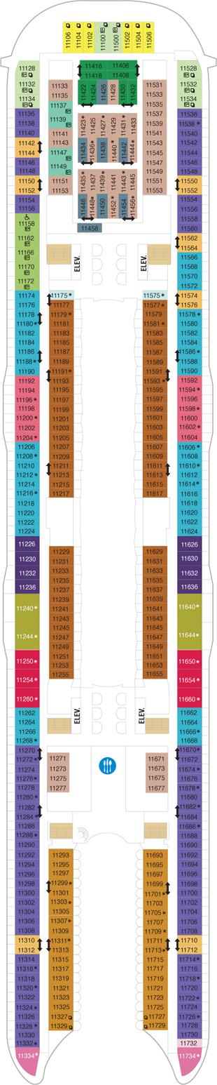 Plan for Deck 11