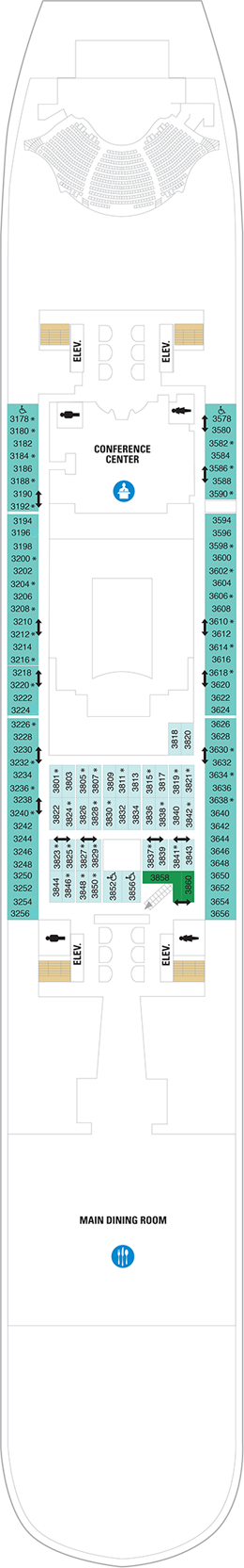 Plan for Deck 3