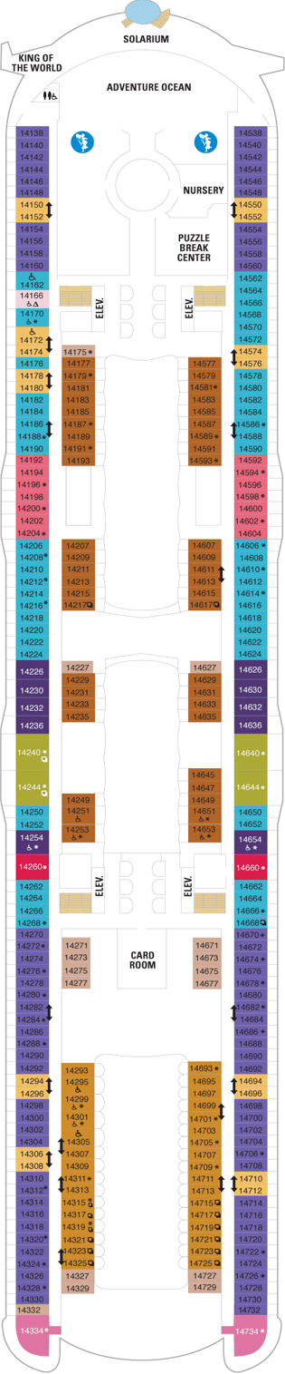 Plan for Deck 14