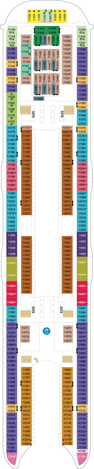 Plan for Deck 11