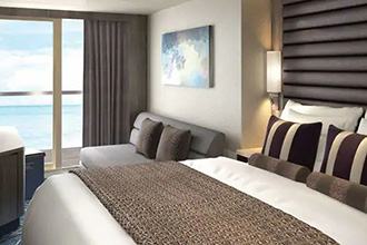 Sample Cabin Image for Category Code M9 (Club Balcony Suite with Access to Thermal Spa)