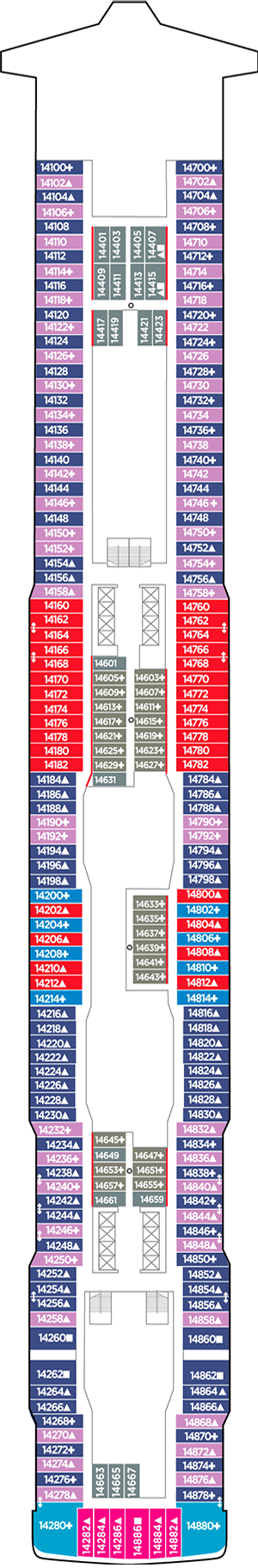 Plan for Deck 14