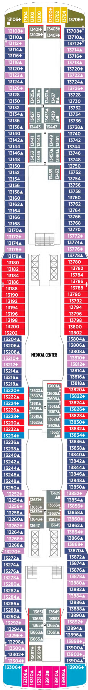 Plan for Deck 13
