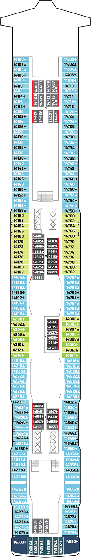 Plan for Deck 14