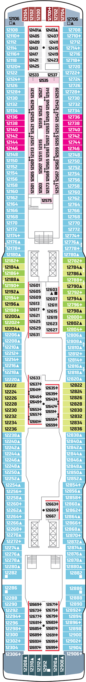 Plan for Deck 12