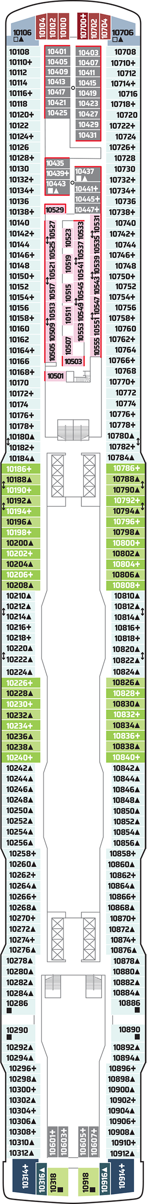 Plan for Deck 10
