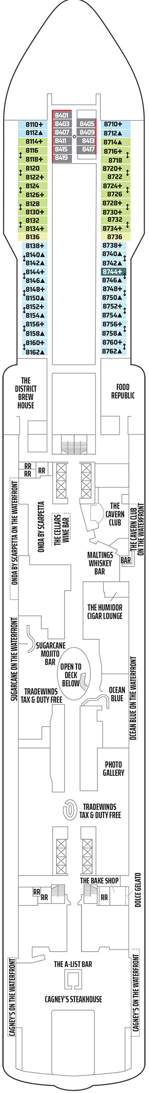 Plan for Deck 8